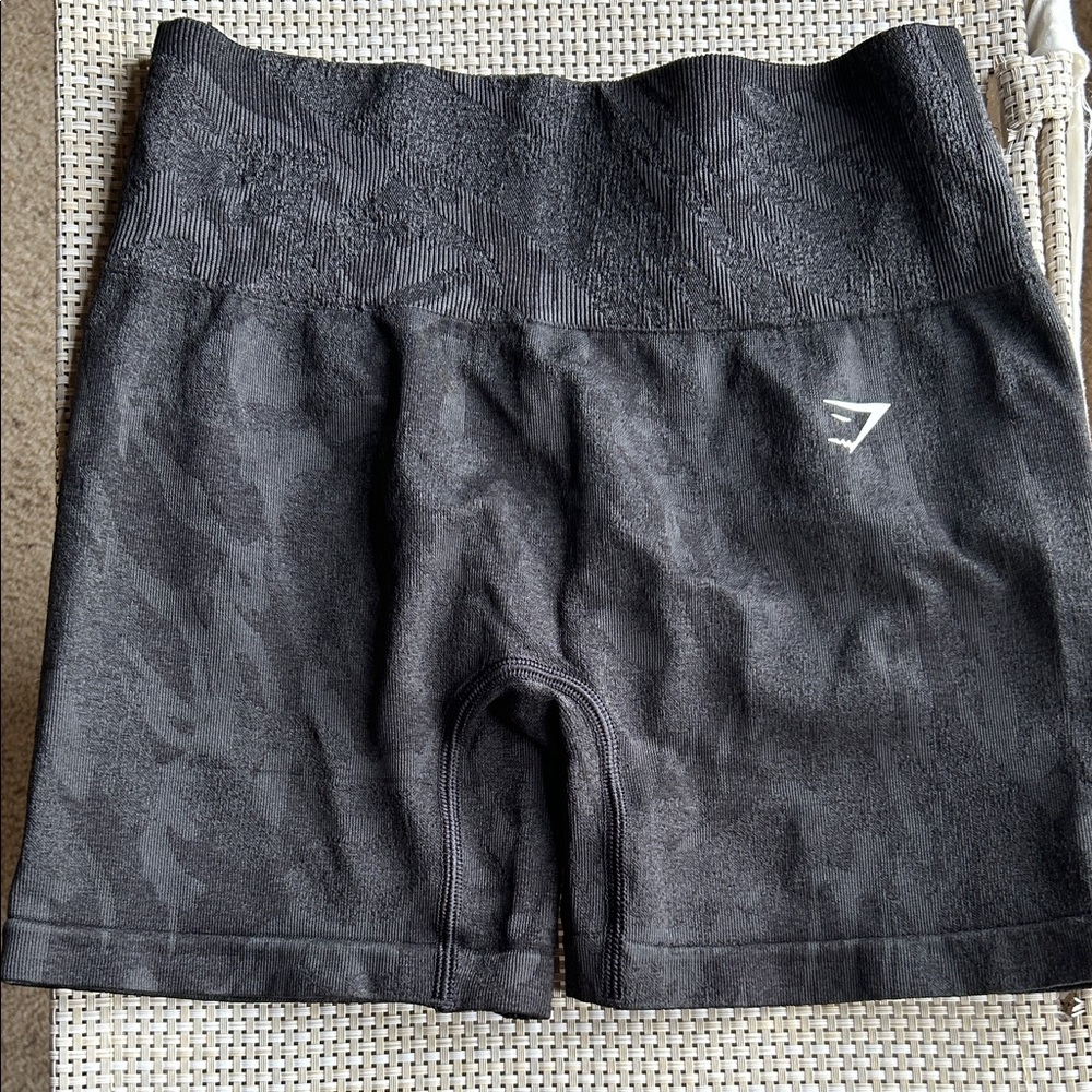 Gymshark Black Seamless High-Waist Bike Shorts